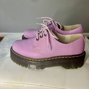 Dr. Martens Women's Purple Platform Shoes NEW - w/out box